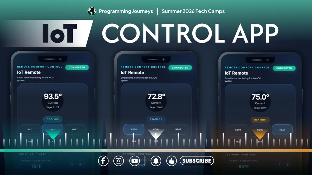 Inside the IoT Control App Your Child Builds at IoT Camp
